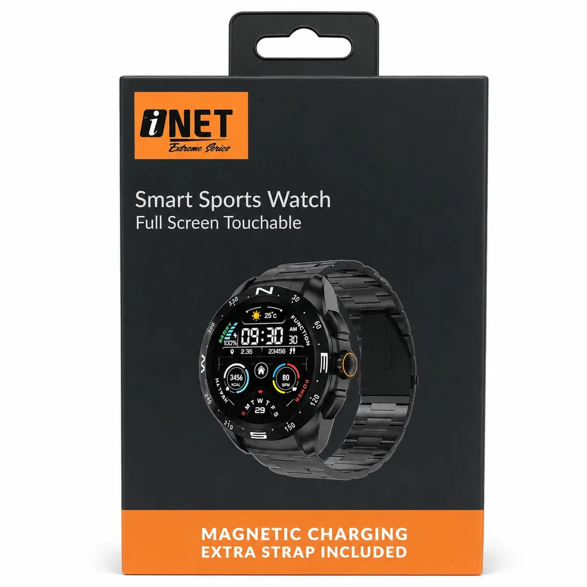 Inet Smart Sports Watch Full Screen Touchable