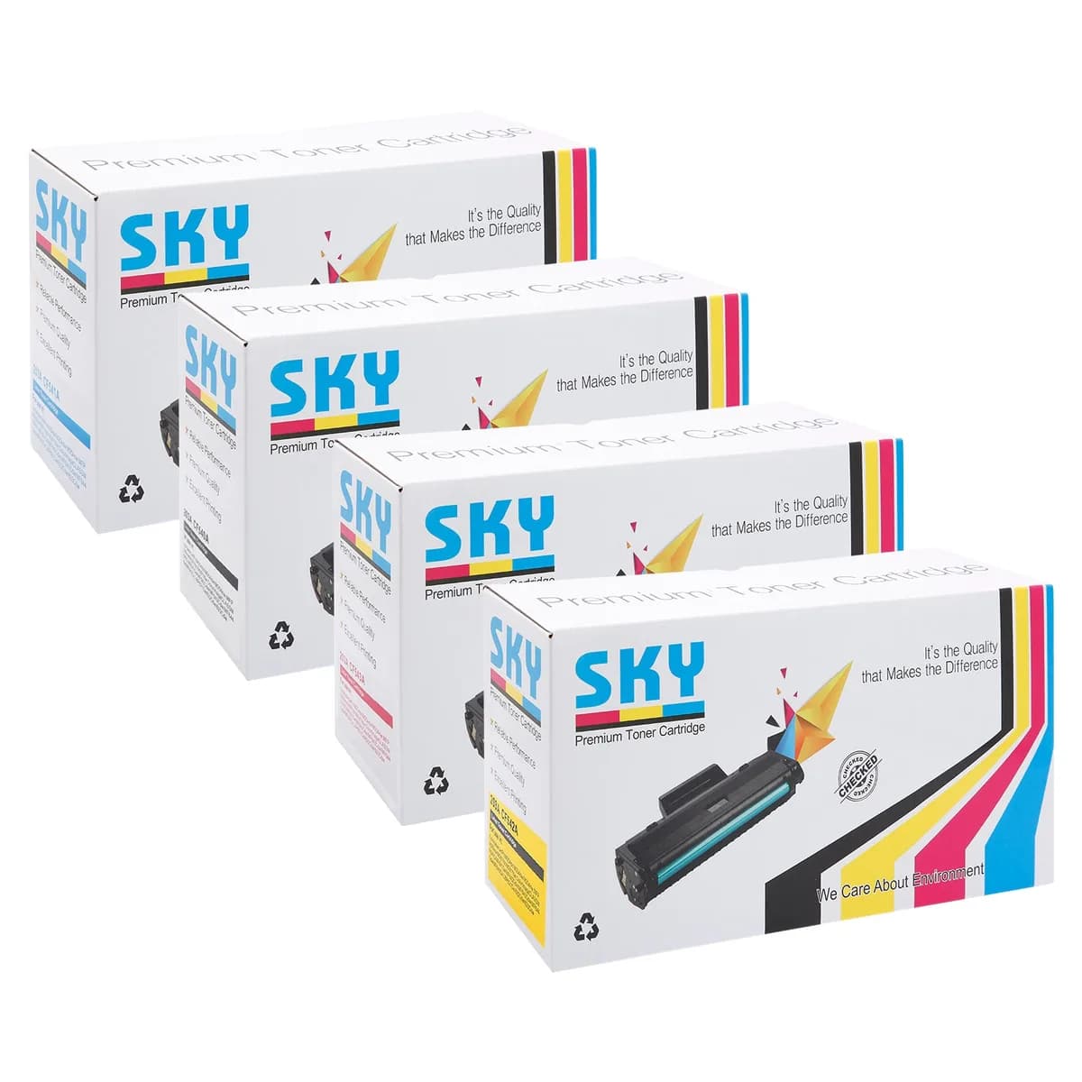 SKY 054 4-Color set Toner Cartridge for Canon LBP620C and MF640c MF645cx