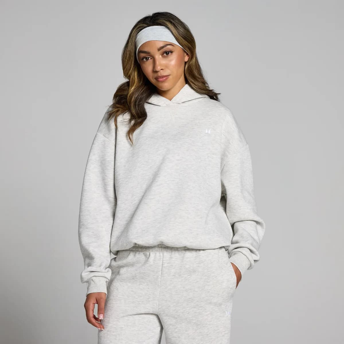 Myprotein MP Women's Basics Oversized Hoodie Light Marl L
