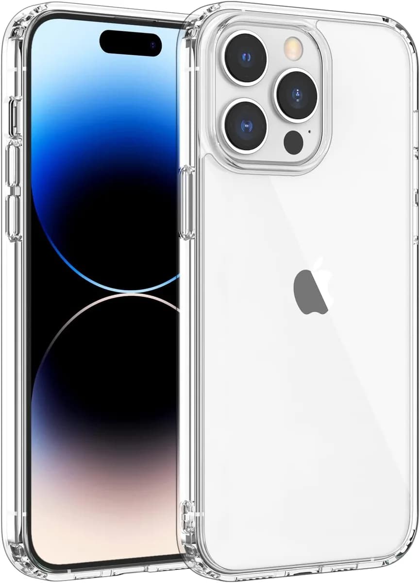 Protect iPhone 14 Pro Lucid Phone Case Anti Scratch Bundle Screen Protector included Protective Clear LIP14P