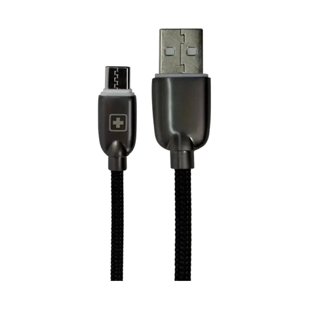 Swiss Military Braided Usb-A To Type-C Data Sync and Charging Cable 2M
