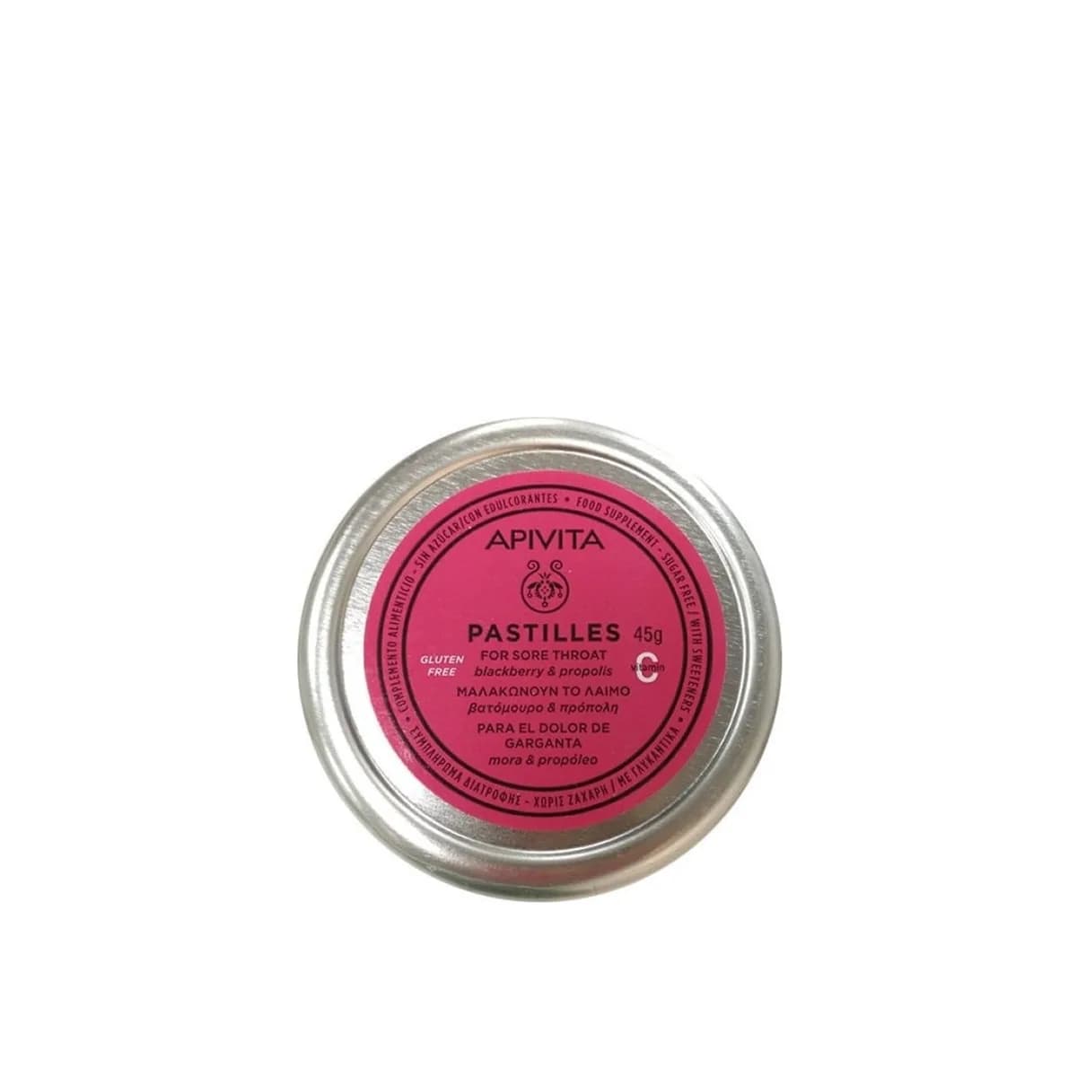 Apivita Pastilles Blackberry & Propolis 45g