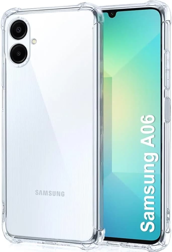 Protect Samsung A06 Lucid Phone Case Anti Scratch Bundle Screen Protector included Protective Clear LSAMA06
