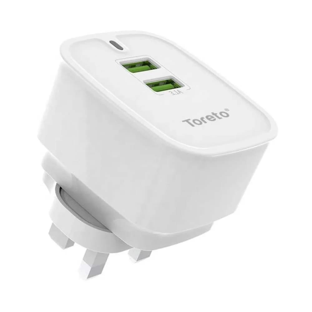 Toreto V8 Dual USB Charger