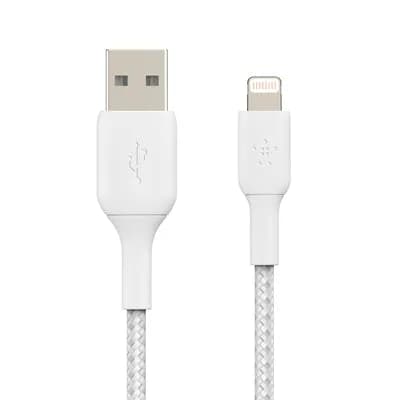Belkin Cable Braided A to Lightning 3M WHT