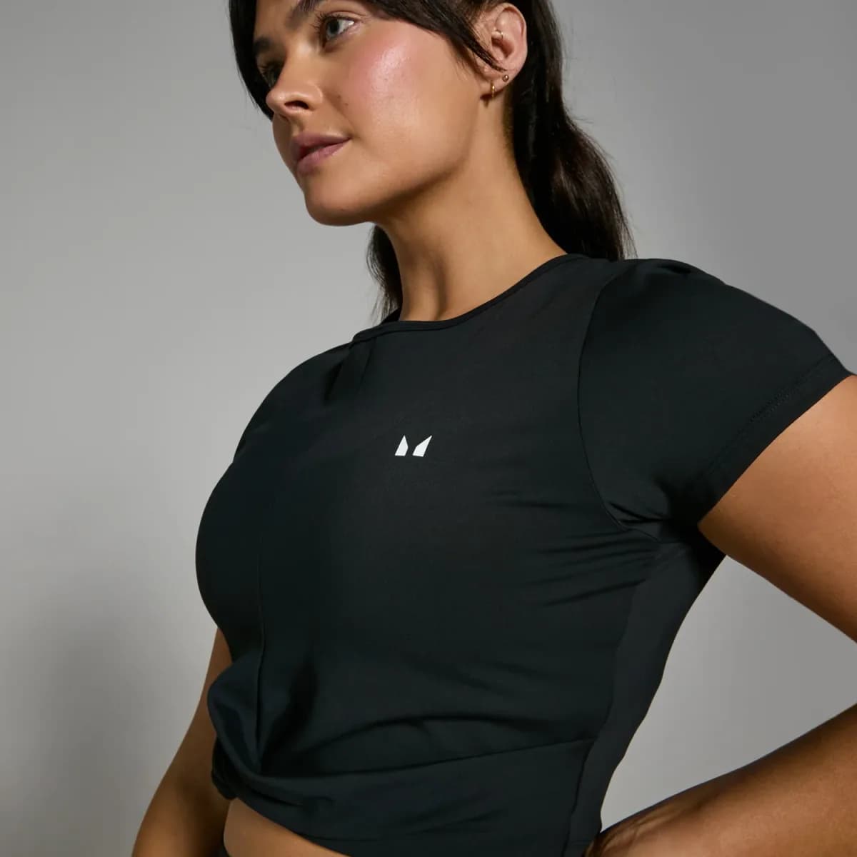 MP Women's Power Short Sleeve Crop Top M