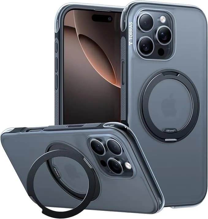 TORRAS Ostand R Air Case for iPhone 16 Pro Max