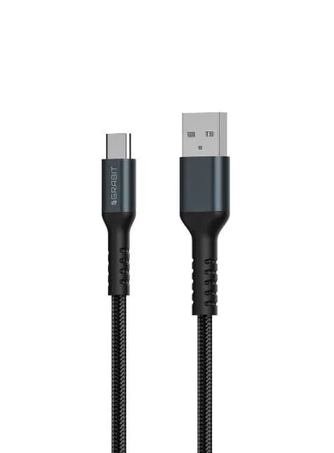 Grabit GCBL-20 USB-A to Type-C 1.2m BLK