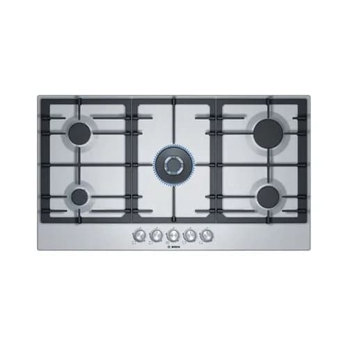 Bosch Series 6 5-Burner Gas Hob 90 cm Stainless Steel PCQ9B5O90M