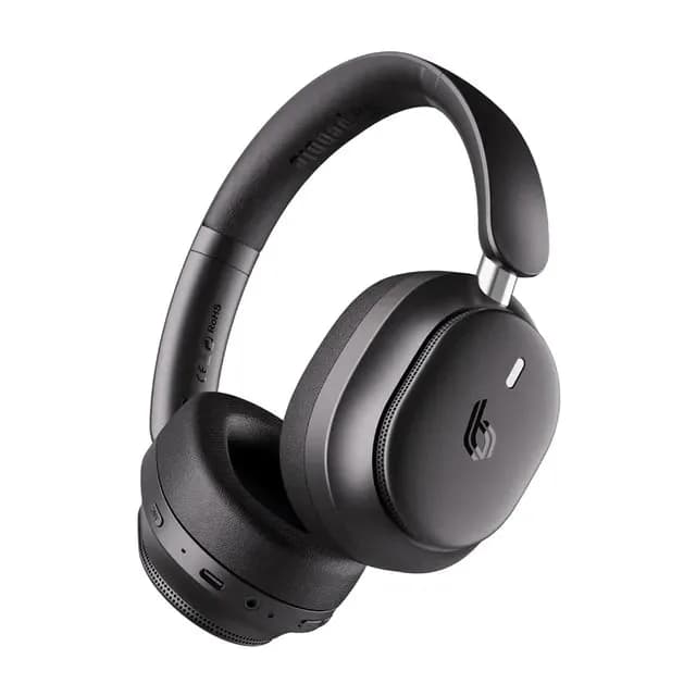 Blupebble Pulse Audio C90 Hybrid ANC, 60Hr, BT 5.4, 4-Mic, Transparency, Low Latency, Over-Ear