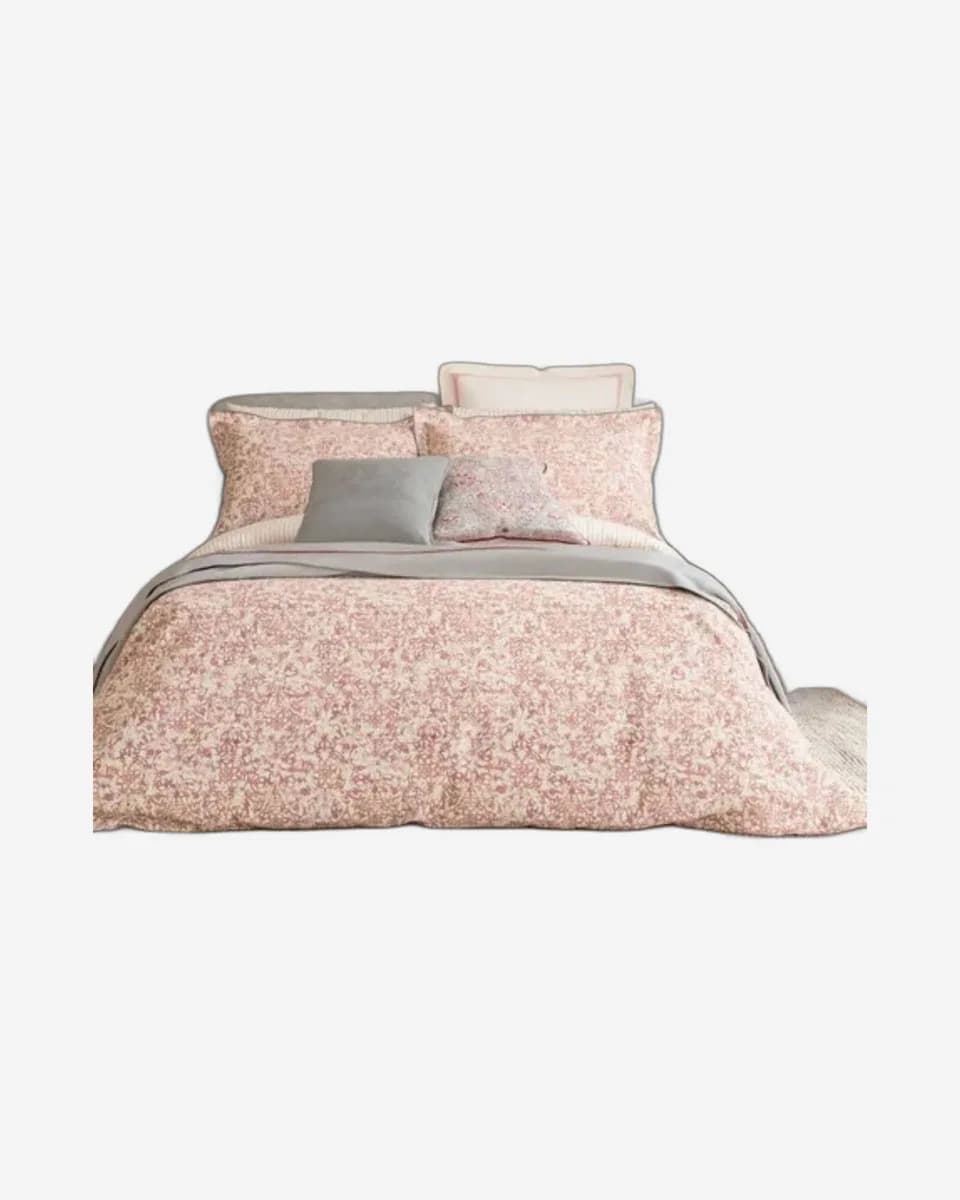 LINEN OBSESSION TEXTILE TRADING LLC - 19115 Bedeck of Belfast "Celina" Duvet Cover and Oxford Pillowcase in