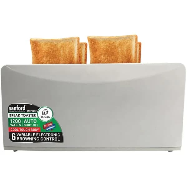 Sanford 4 Slice Bread Toaster SF5752BTBS