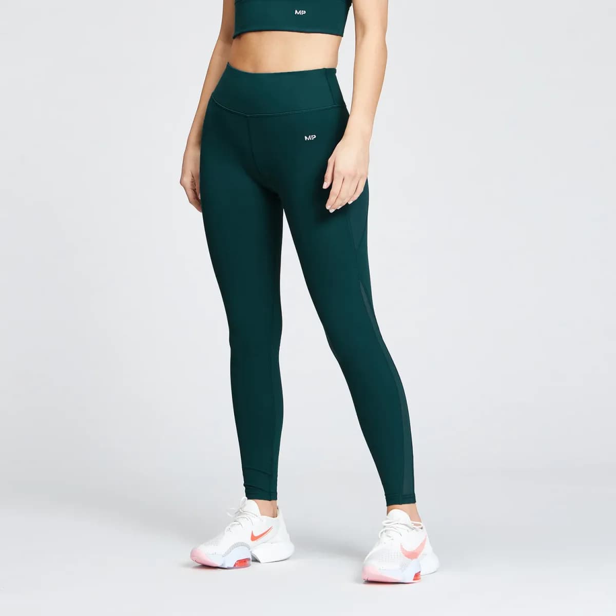 MP Women's Power Mesh Leggings Deep Teal M