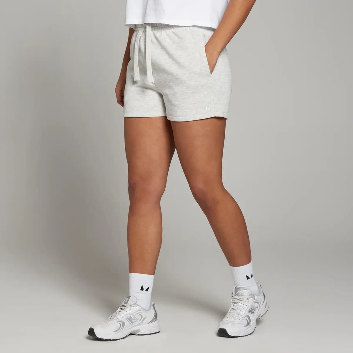 MP Women's Basics Sweatshorts Light Marl XS