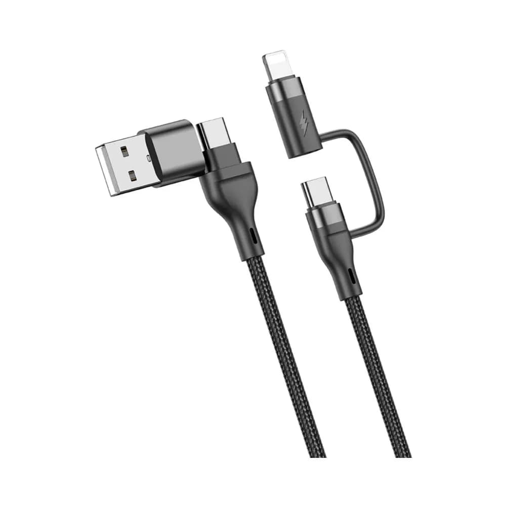 Aspor 4 in 1 Wired Wholesale New USB Fast Charger Data Cable 1.2m