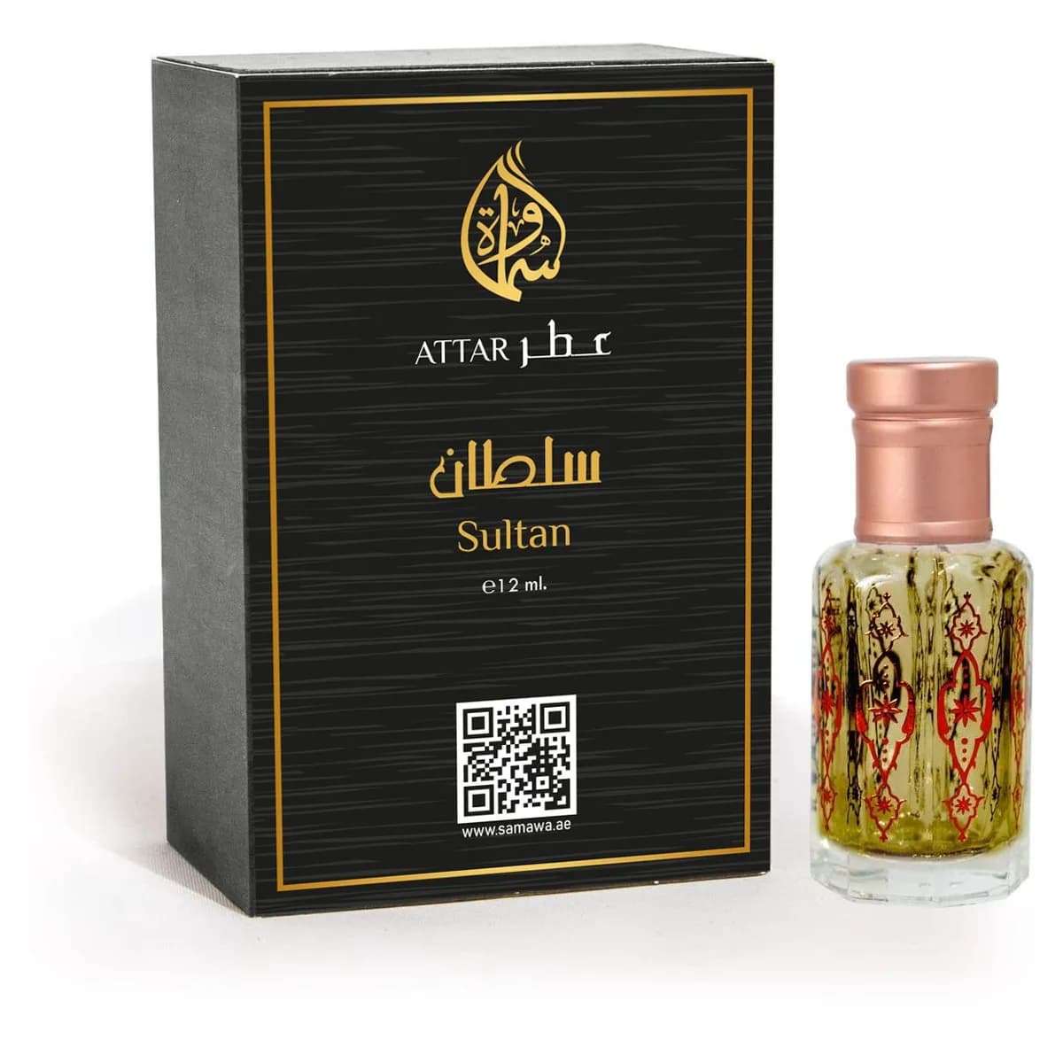 Samawa Sultan Attar Concentrated Perfume Oil 12ml For Unisex