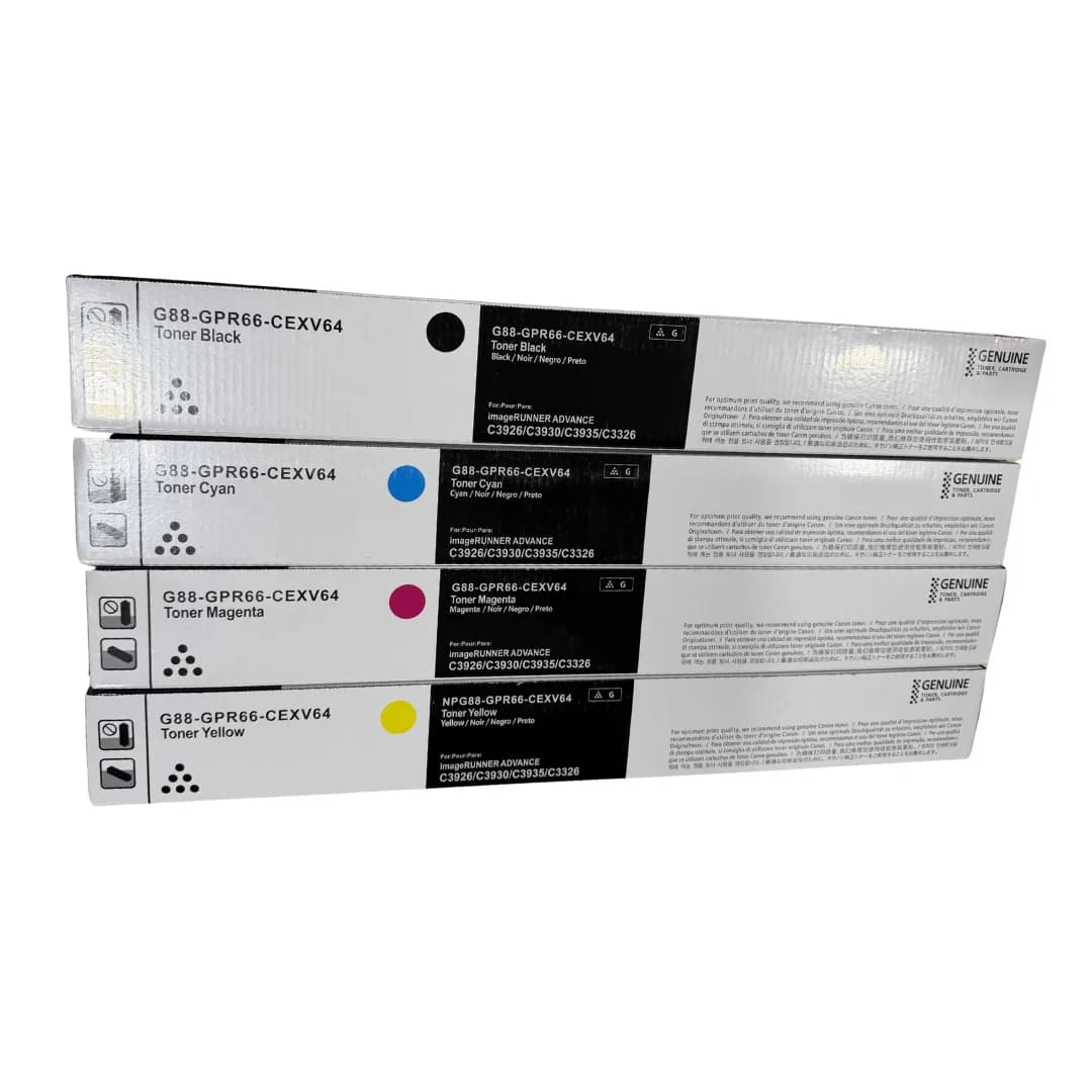 SKY CEXV64 4-Color set Compatible Toner Cartridge for IR Advance DX C 3900 Series 3922i 3926i 3930i 3935i