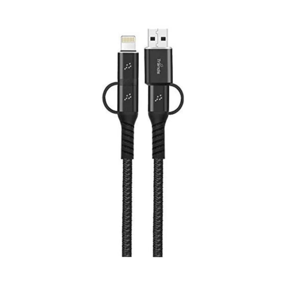 Trands 4-In-1 Charging And Data Sync Cable 100cm