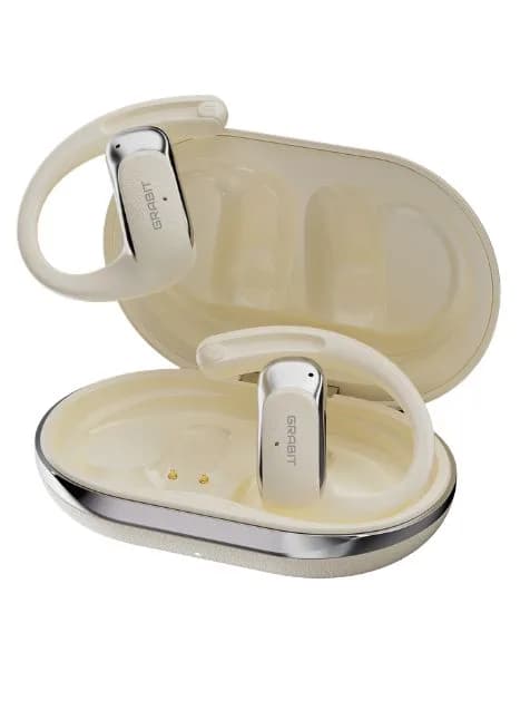 Grabit G-Aero open Ear Wireless earbuds BEIGE