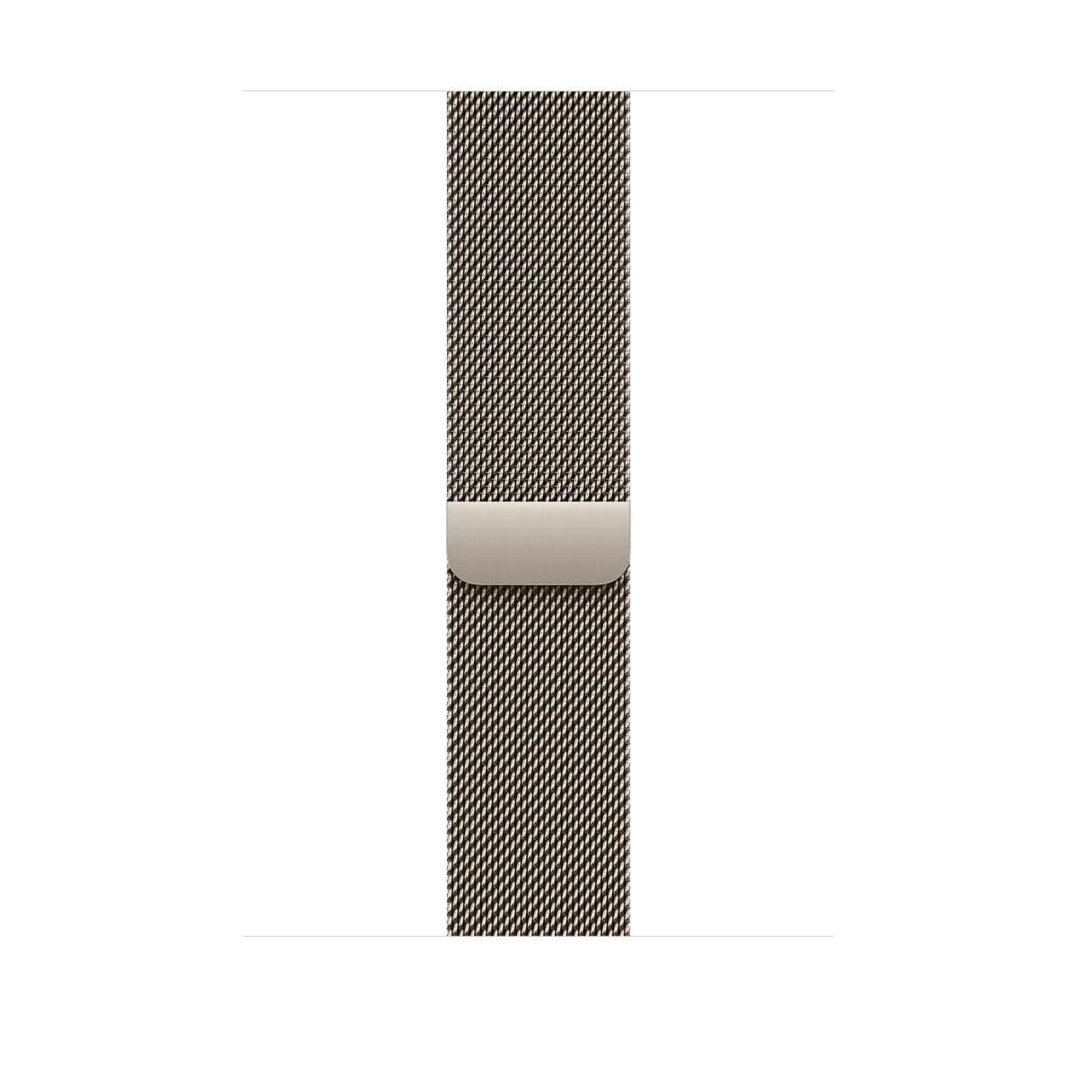 Apple 46mm Natural Milanese Loop S M