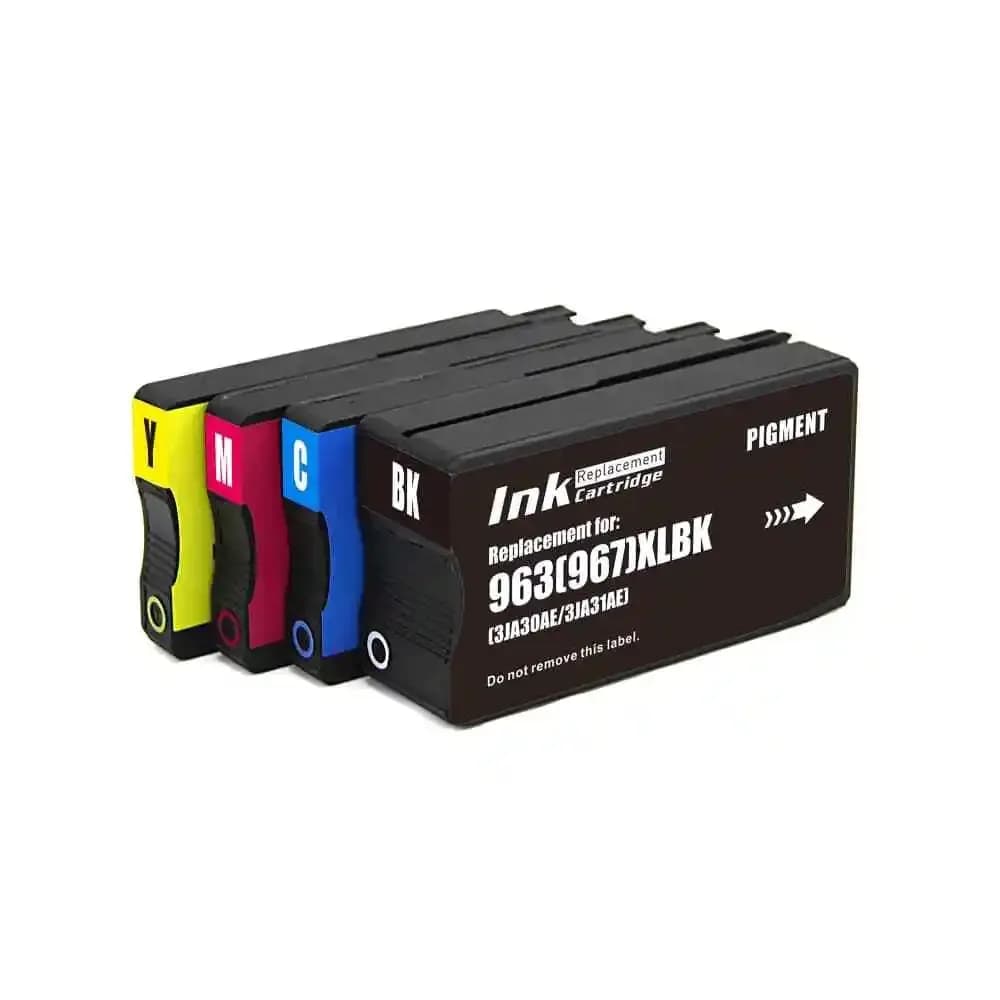SKYROCKUAE Compatible 963XL 4-Color Ink set for HP OfficeJet Pro 9010 9020 Series