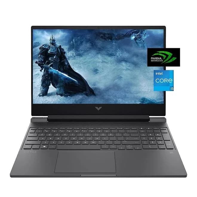 HP Victus fa0031dx Laptop With 15.6-Inch Display, Core i5-12450H Processor 1TB SSD 4GB Nvidia Geforce GTX 1650 Graphics Windows 11 Home English Black