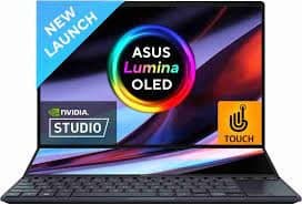 ASUS ZENBOOK PRO DUO 14-UX8402VV-OLEDI9TB INTEL CORE i9 13900H 2.6GHZ 1TBSSD SCREEN PAD 14.5"2.8K- TOUCH+PEN WL RTX 4060 BT-CAM WIN 11 HOME 2 Yr. Int’l